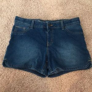 Blue jean shorts
